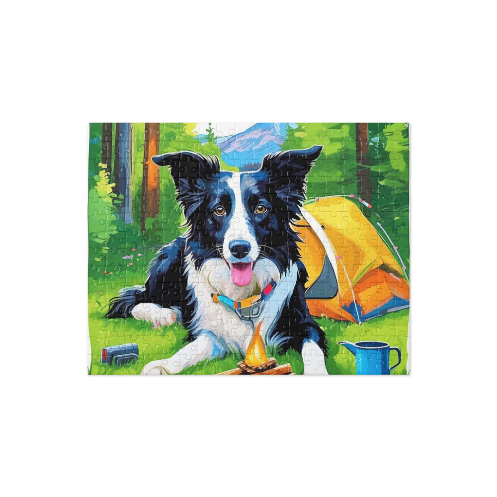 PugMug Custom Border Collie Jigsaw Puzzle