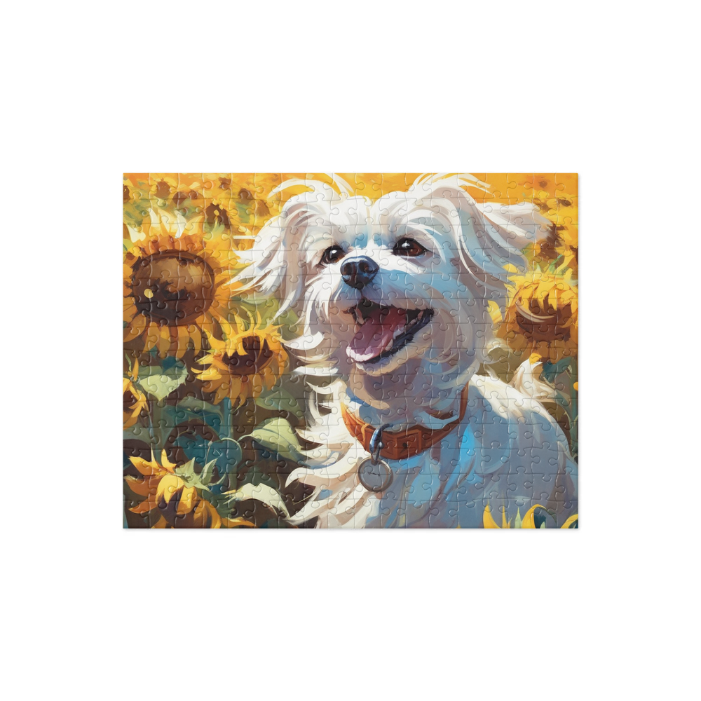 PugMug Custom Maltese Dog Jigsaw Puzzle