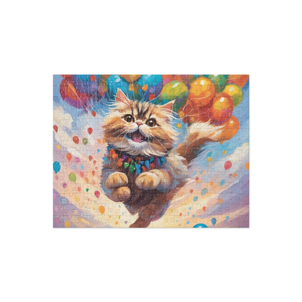 PugMug Custom Tabby Persian Cat Jigsaw Puzzle