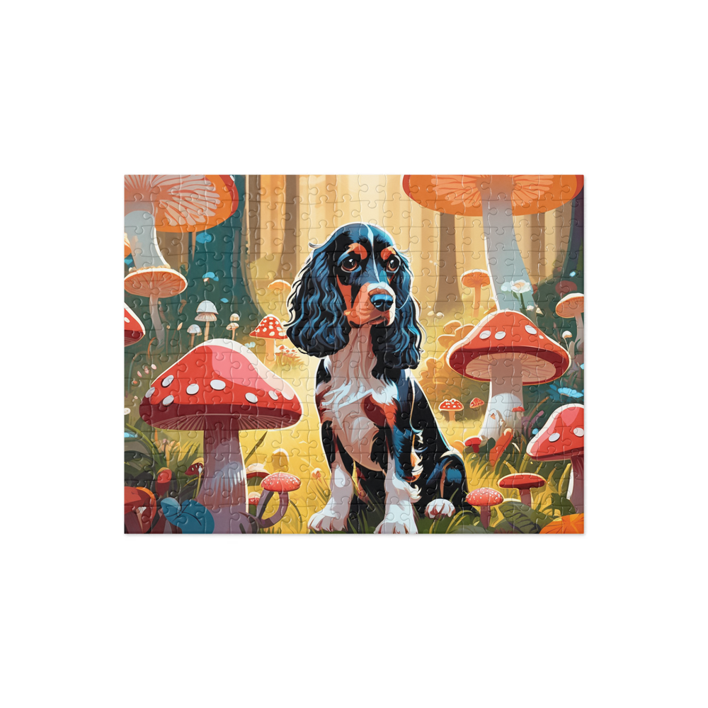 PugMug Custom English Cocker Spaniel Jigsaw Puzzle