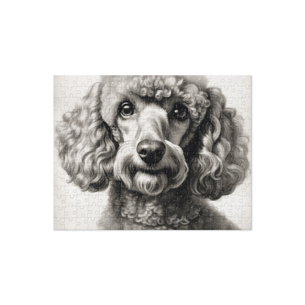 PugMug Custom Tan Poodle Jigsaw Puzzle