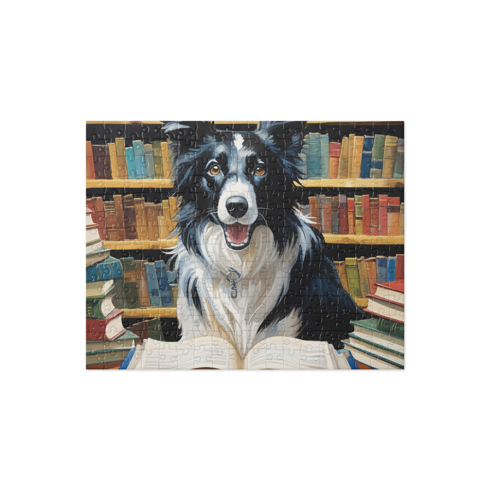 PugMug Custom Border Collie Jigsaw Puzzle