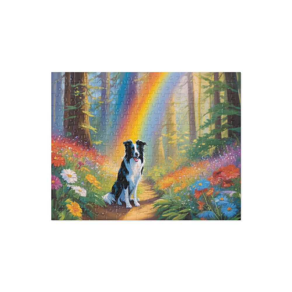 PugMug Custom Border Collie Jigsaw Puzzle