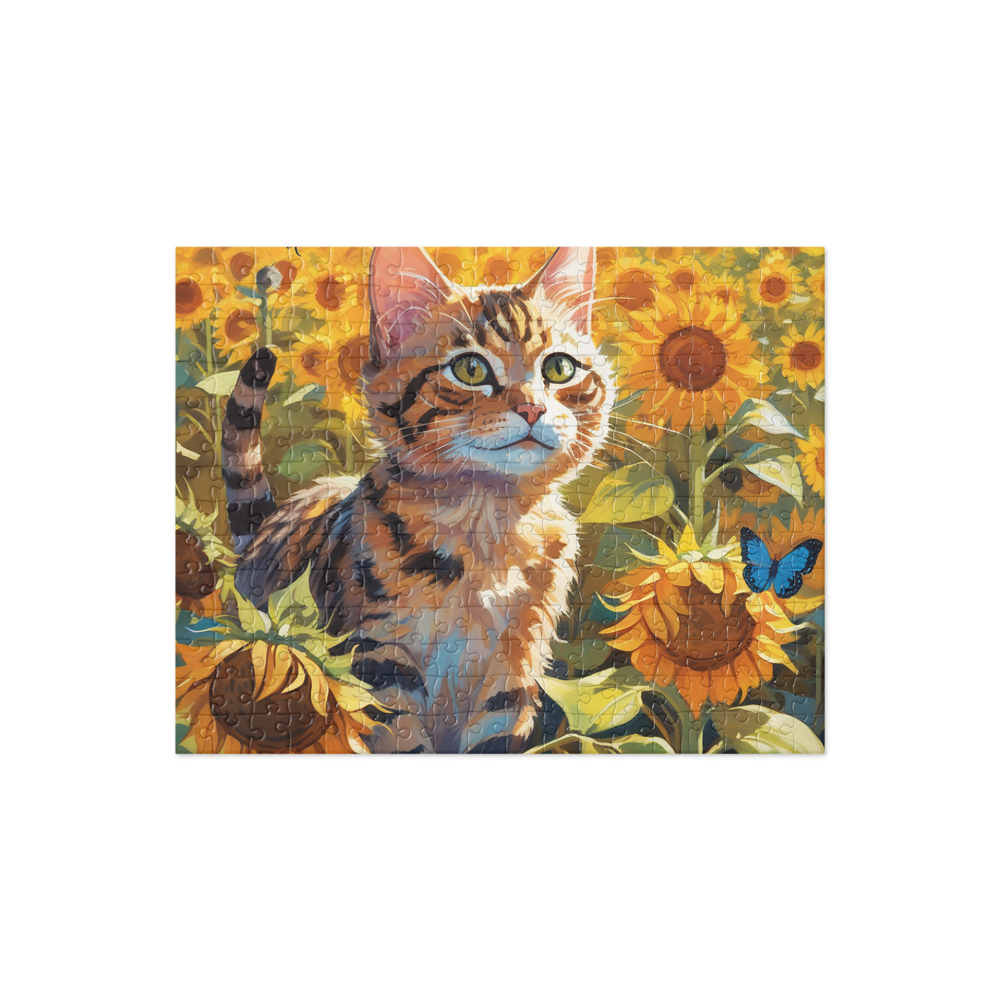 PugMug Custom Tabby Exotic Cat Jigsaw Puzzle
