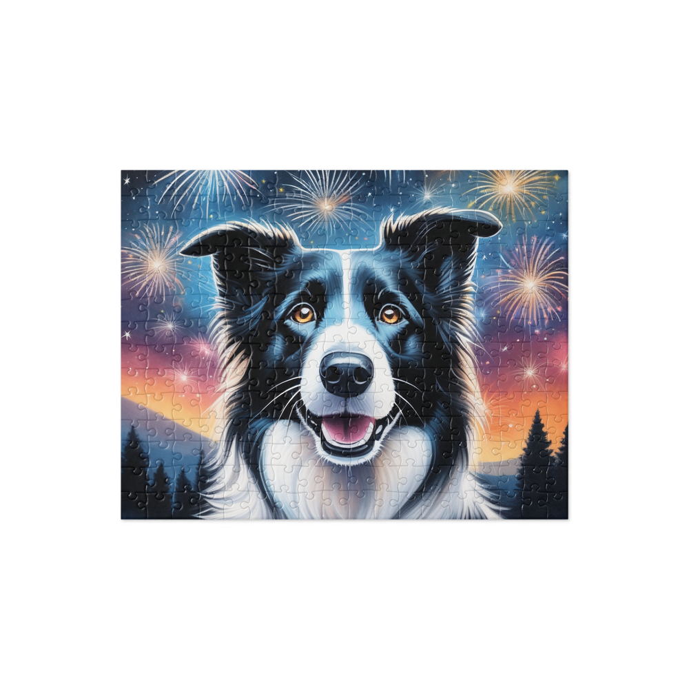 PugMug Custom Border Collie Jigsaw Puzzle