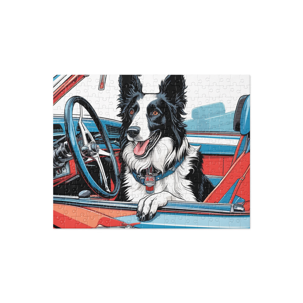 PugMug Custom Border Collie Jigsaw Puzzle