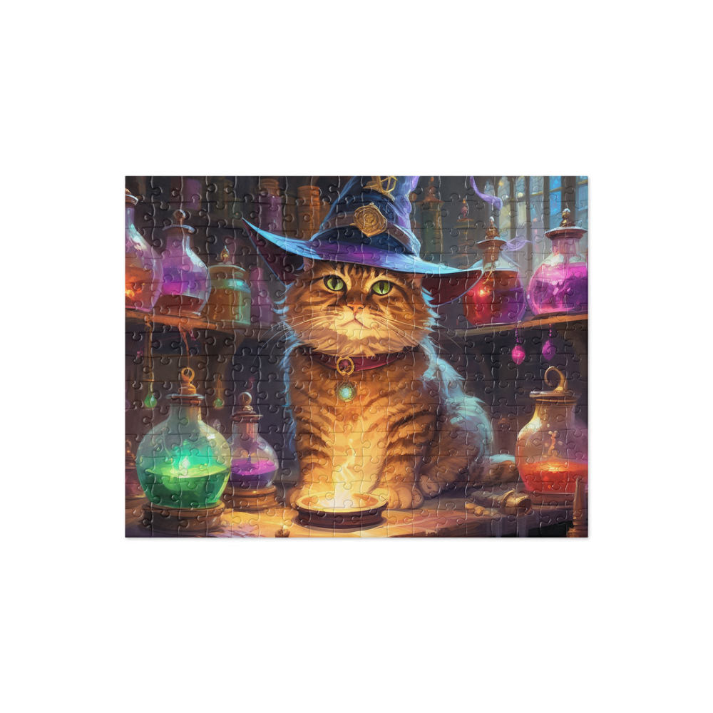 PugMug Custom Tabby Exotic Cat Jigsaw Puzzle