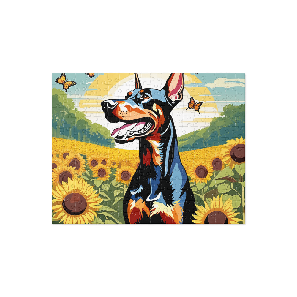 PugMug Custom Doberman Pinscher Jigsaw Puzzle