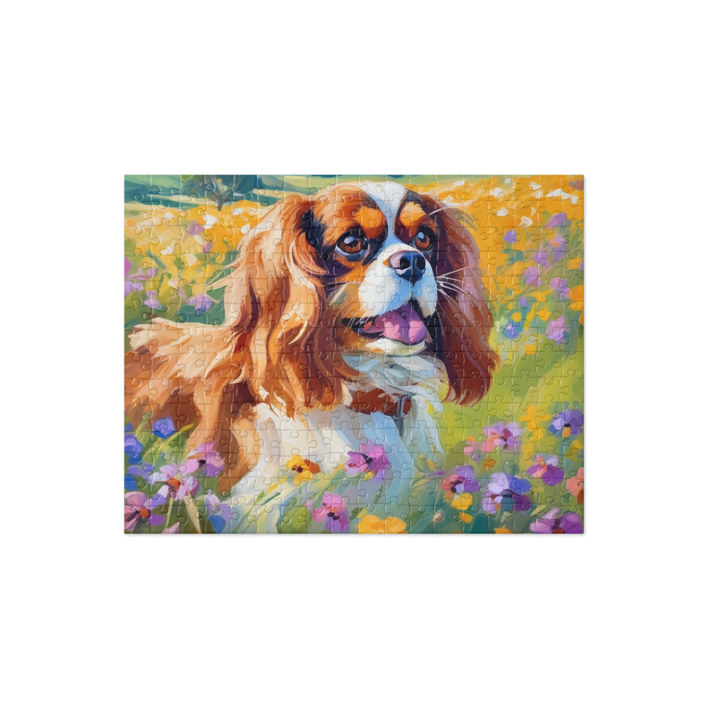 PugMug Custom Cavalier King Charles Spaniel Jigsaw Puzzle