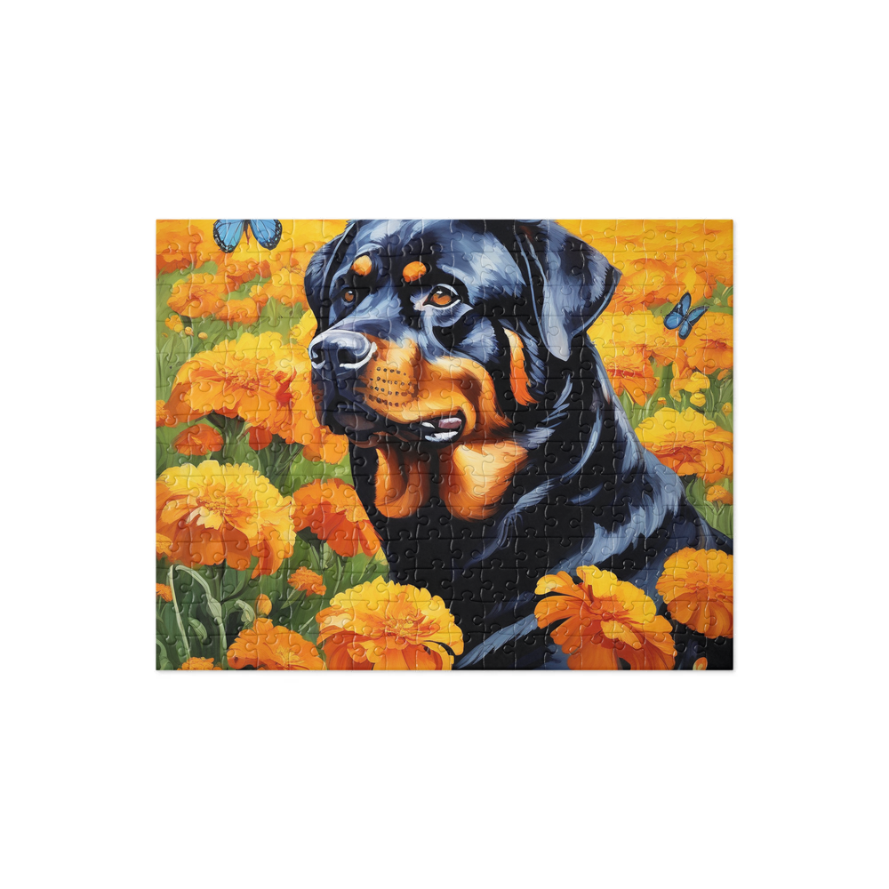 PugMug Custom Rottweiler Jigsaw Puzzle