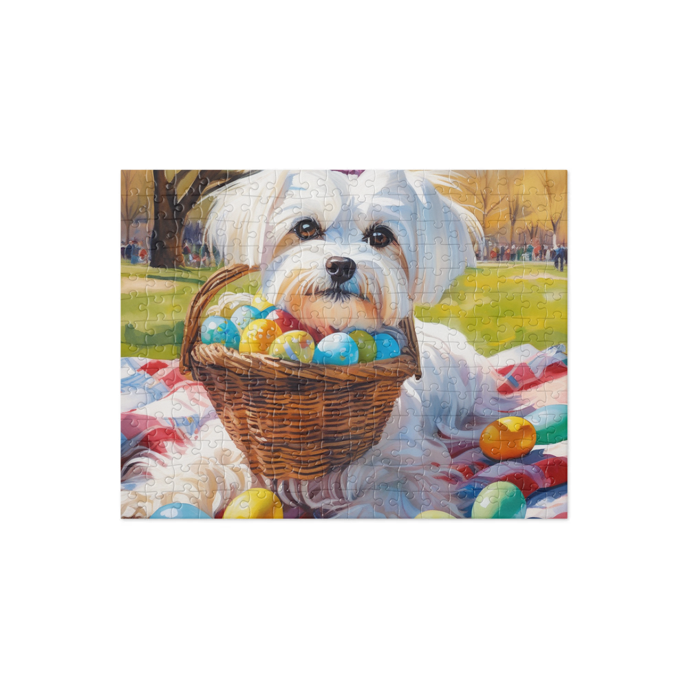 PugMug Custom Maltese Dog Jigsaw Puzzle