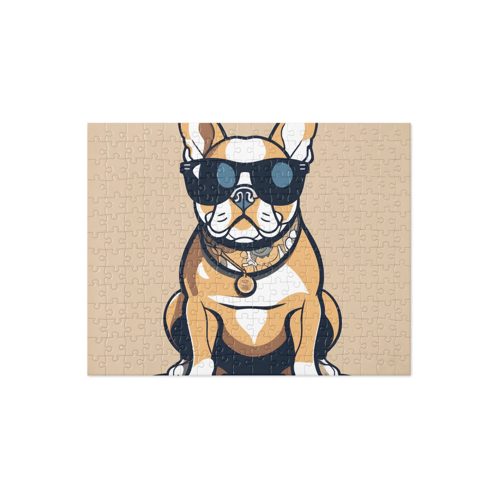 PugMug Custom Tan French Bulldog Jigsaw Puzzle