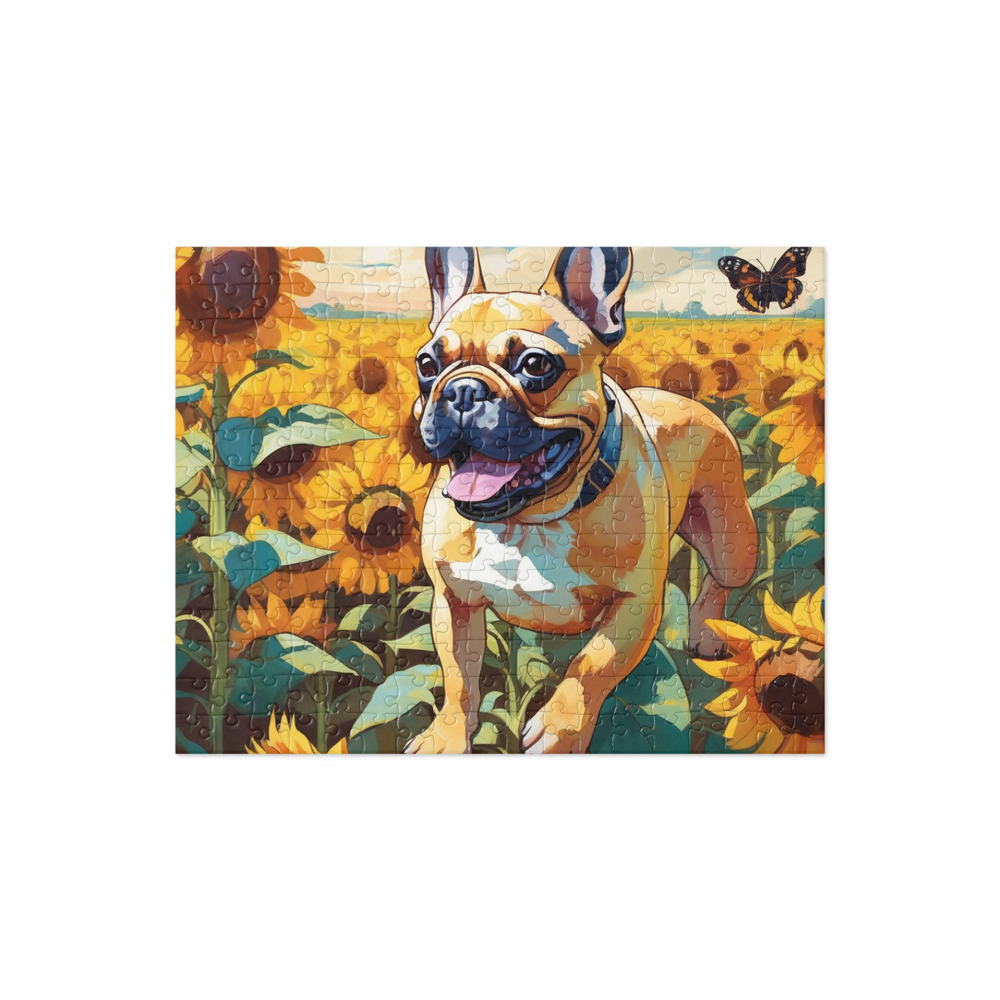 PugMug Custom Tan French Bulldog Jigsaw Puzzle