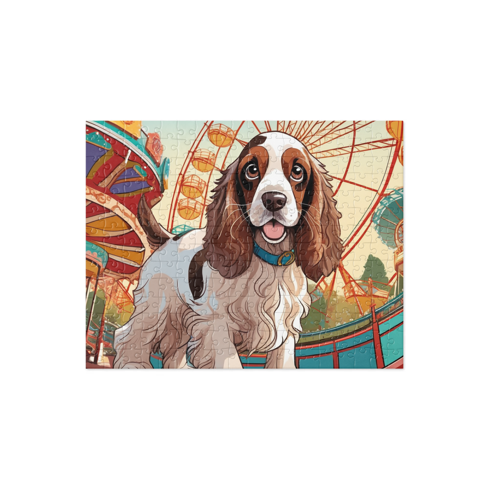 PugMug Custom English Cocker Spaniel Jigsaw Puzzle