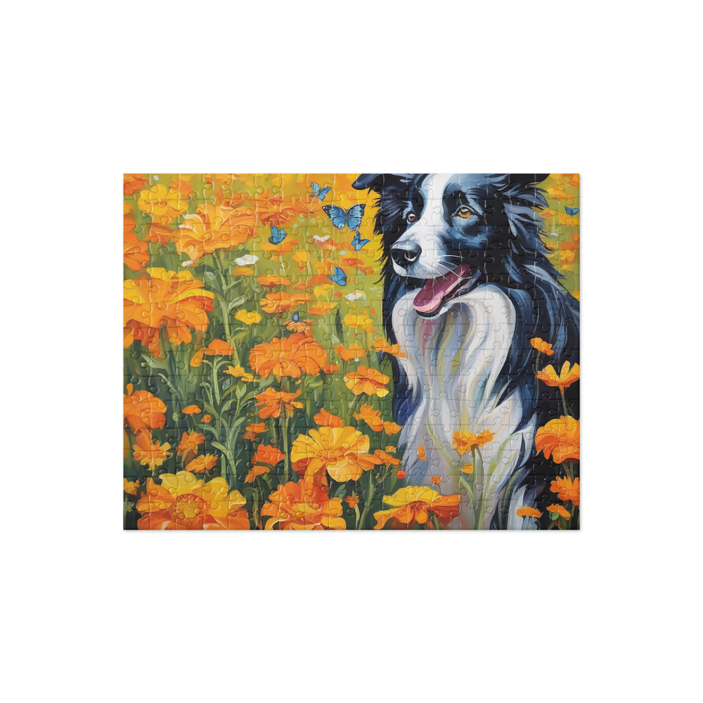 PugMug Custom Border Collie Jigsaw Puzzle