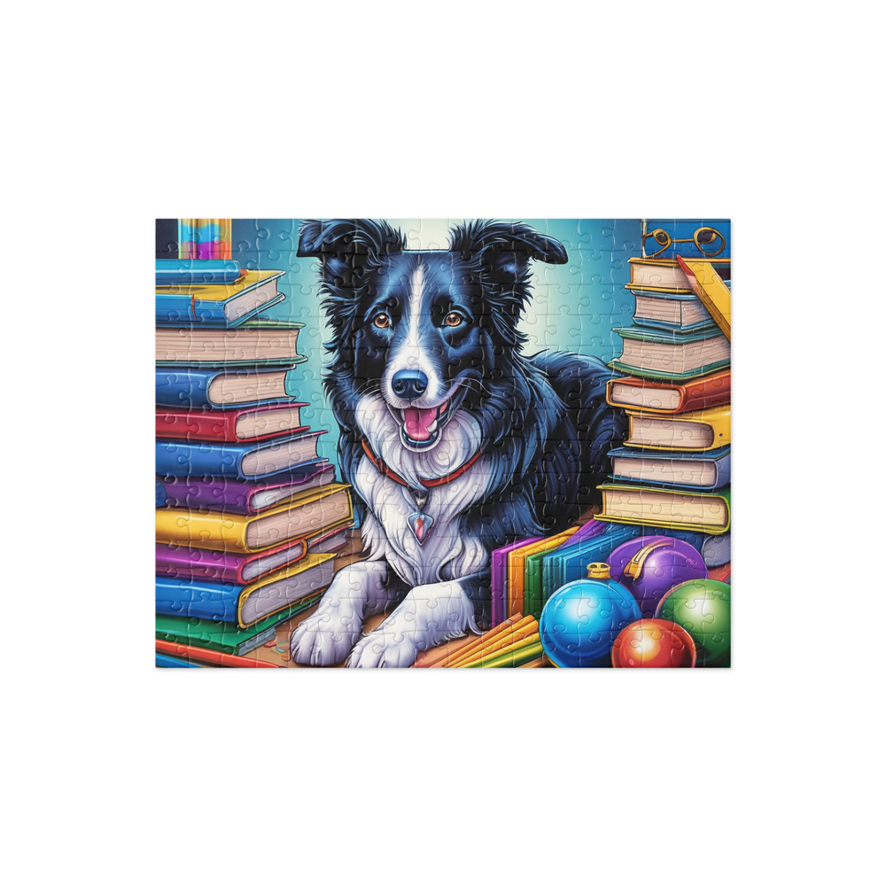 PugMug Custom Border Collie Jigsaw Puzzle