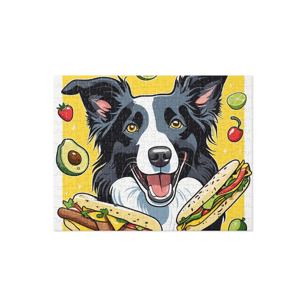 PugMug Custom Border Collie Jigsaw Puzzle