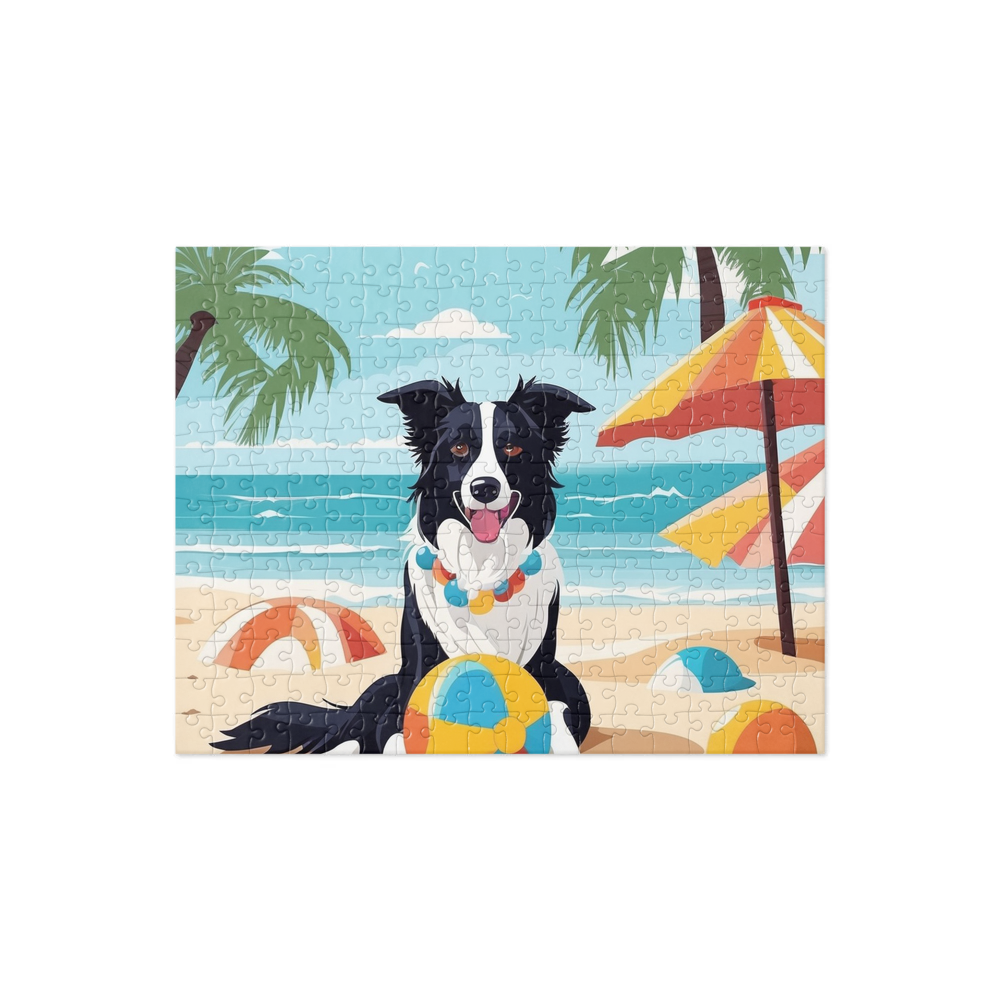 PugMug Custom Border Collie Jigsaw Puzzle