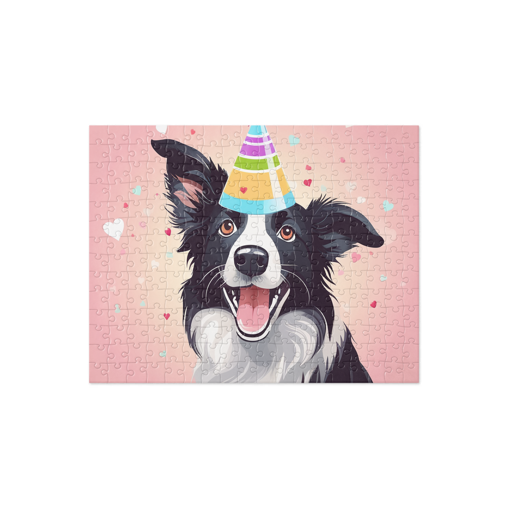 PugMug Custom Border Collie Jigsaw Puzzle