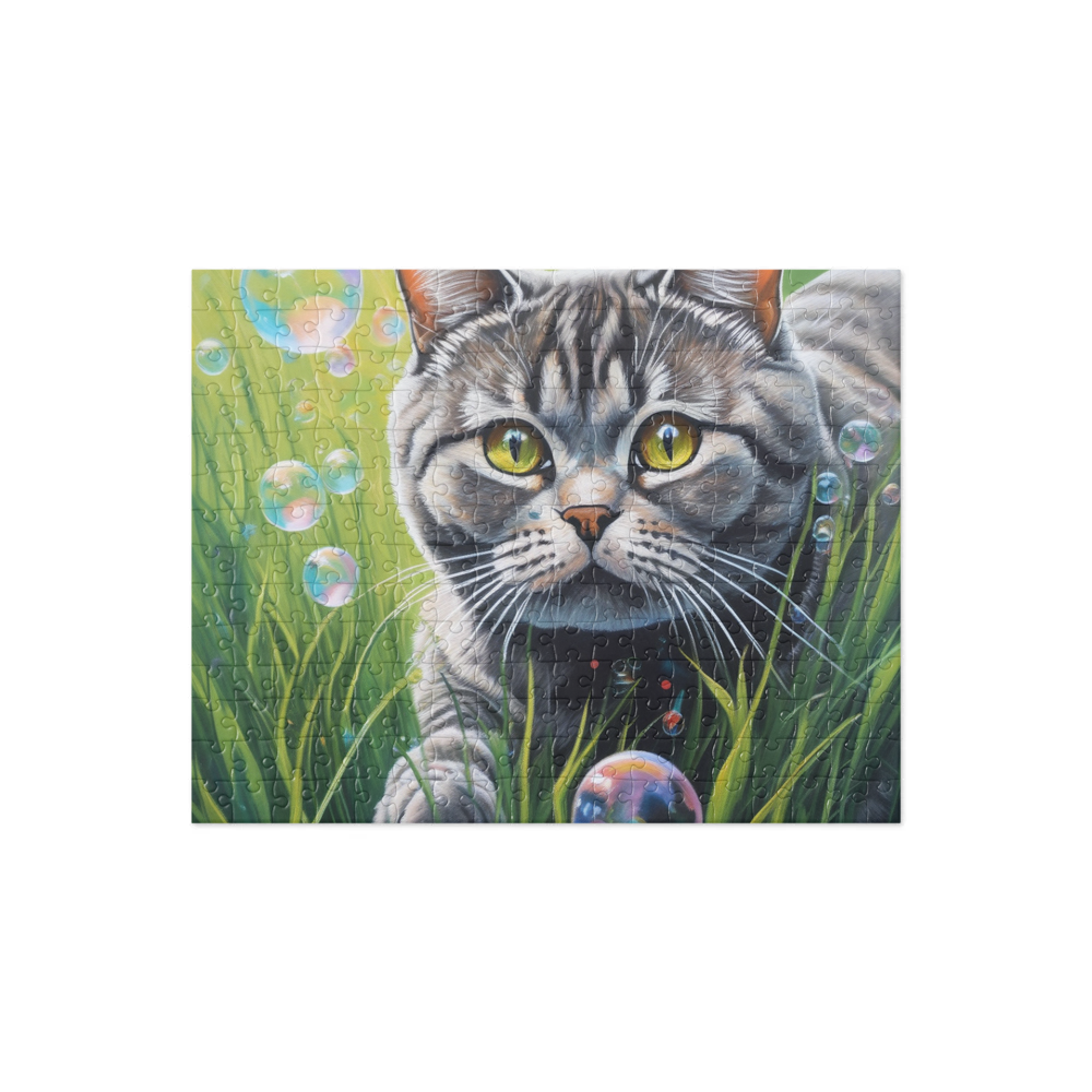 PugMug Custom Tabby British Shorthair Cat Jigsaw Puzzle