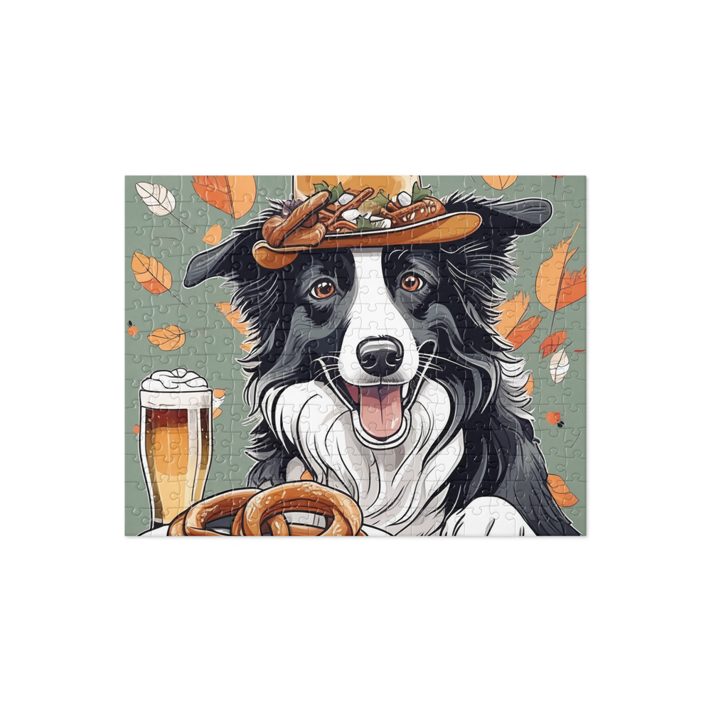 PugMug Custom Border Collie Jigsaw Puzzle