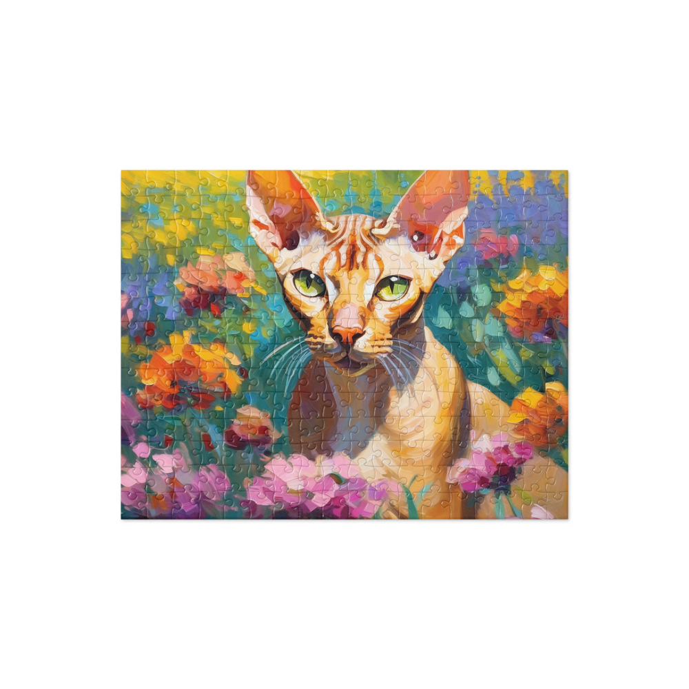 PugMug Custom Tabby Sphynx Cat Jigsaw Puzzle
