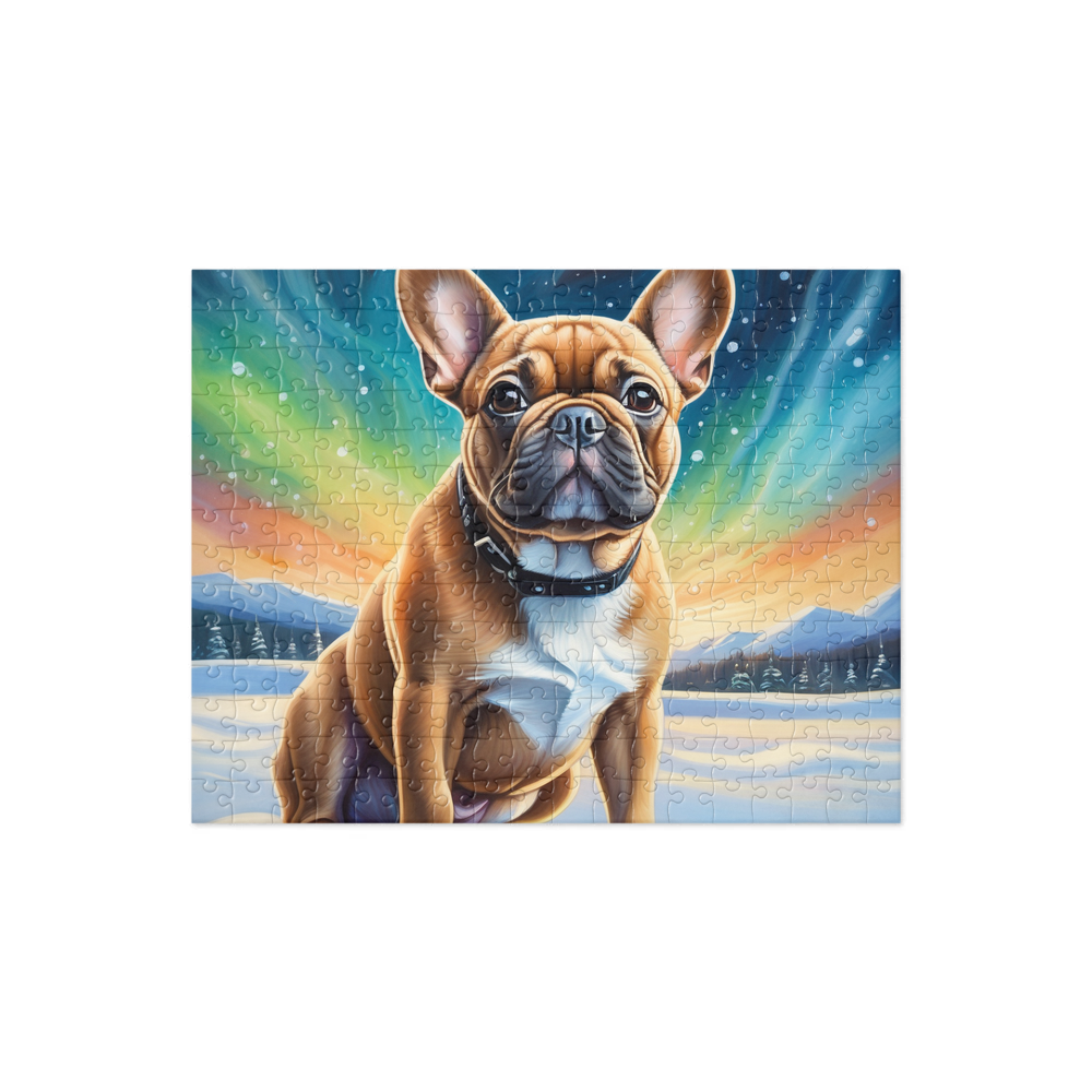 PugMug Custom Tan French Bulldog Jigsaw Puzzle