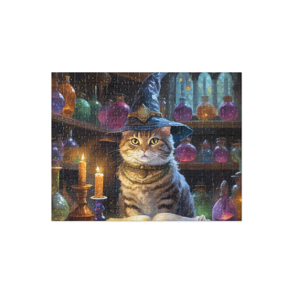 PugMug Custom Tabby American Shorthair Cat Jigsaw Puzzle