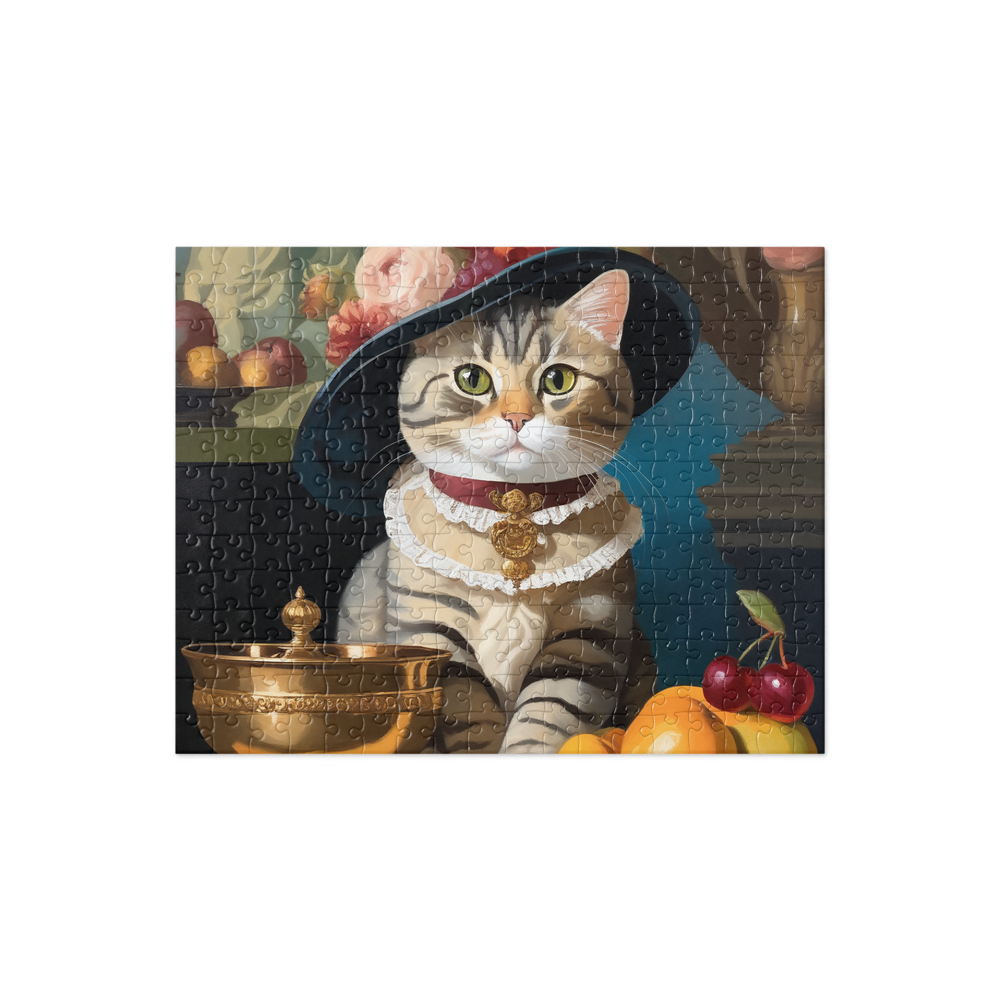 PugMug Custom Tabby British Shorthair Cat Jigsaw Puzzle