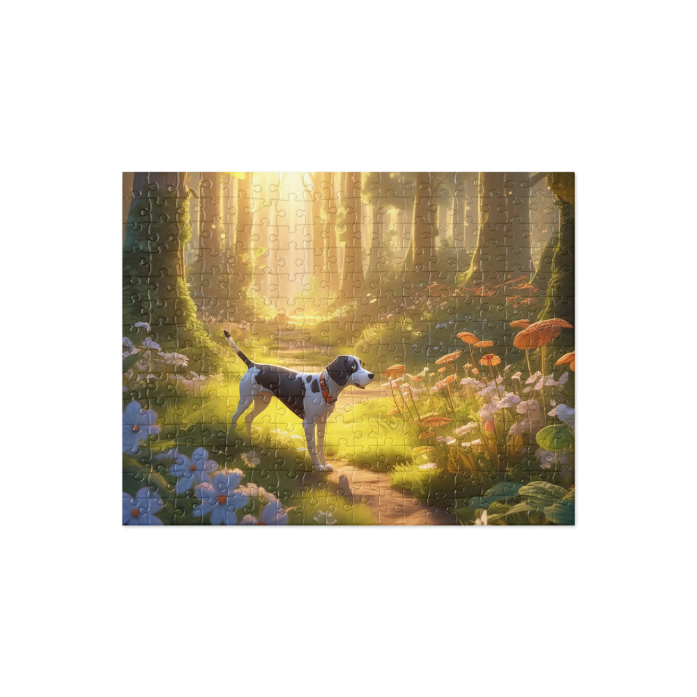 PugMug Custom Pointer Dog Jigsaw Puzzle