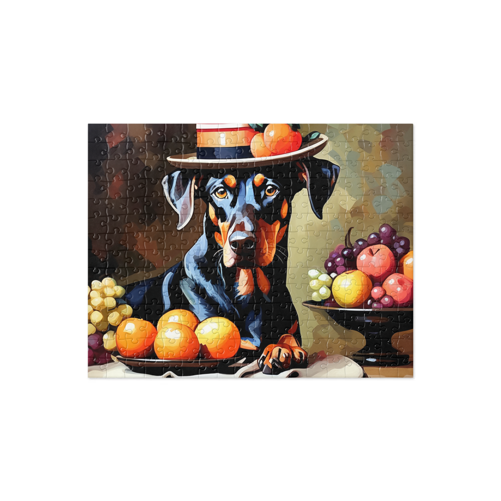 PugMug Custom Doberman Pinscher Jigsaw Puzzle