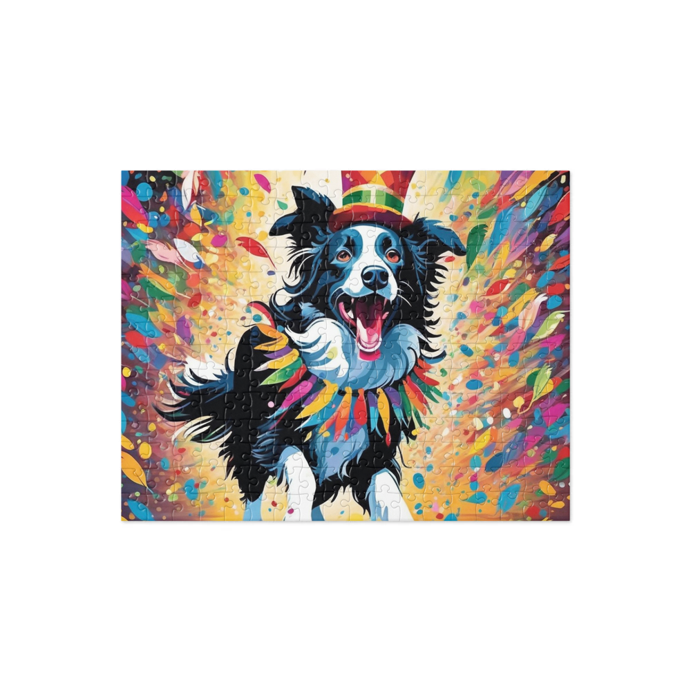 PugMug Custom Border Collie Jigsaw Puzzle