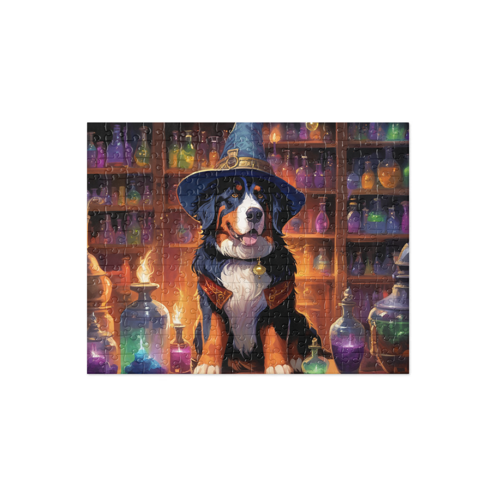 PugMug Custom Bernese Mountain Dog Jigsaw Puzzle