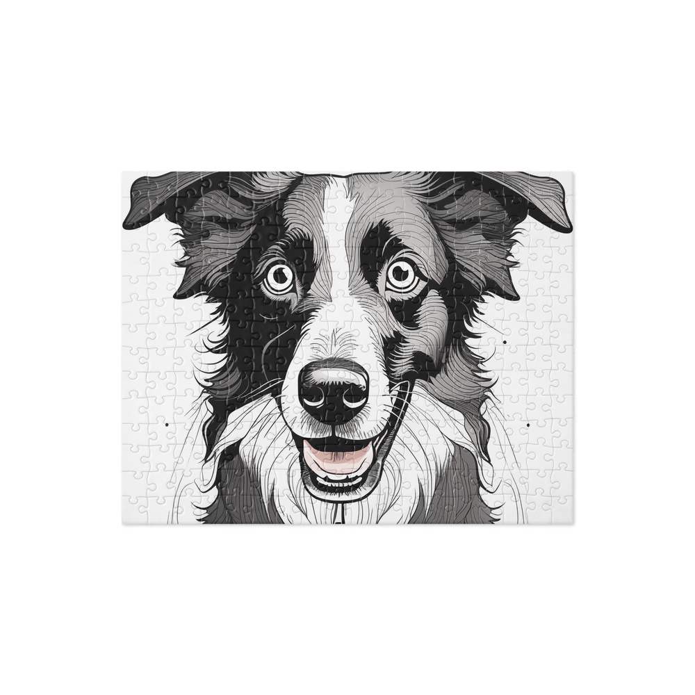 PugMug Custom Border Collie Jigsaw Puzzle