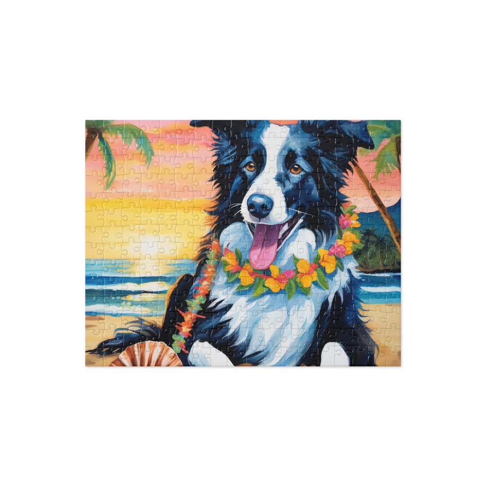 PugMug Custom Border Collie Jigsaw Puzzle