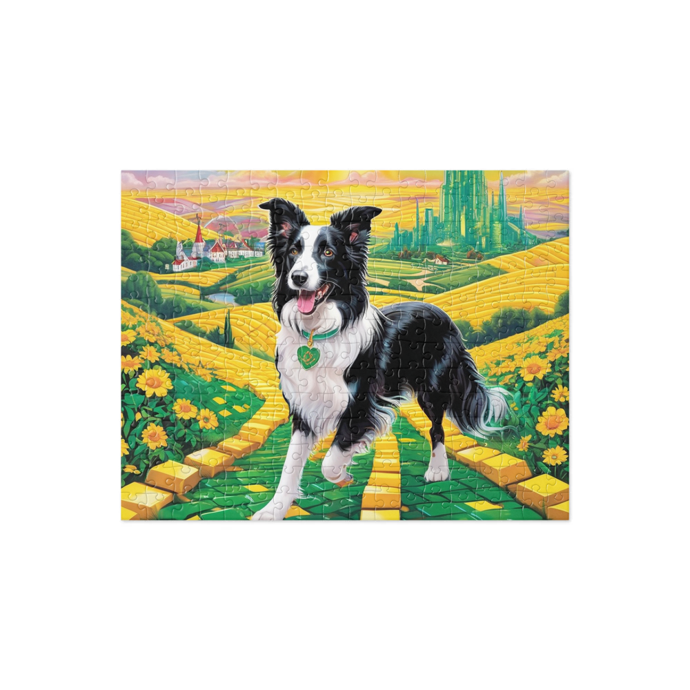 PugMug Custom Border Collie Jigsaw Puzzle