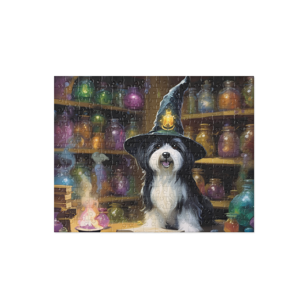 PugMug Custom Black-and-white Havanese Dog Jigsaw Puzzle