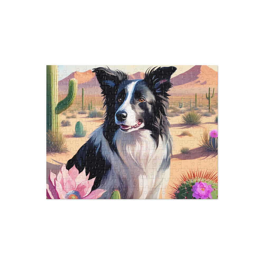 PugMug Custom Border Collie Jigsaw Puzzle