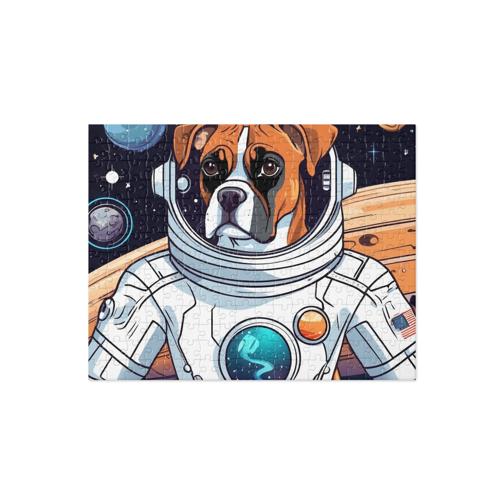 PugMug Custom Boxer Dog Jigsaw Puzzle