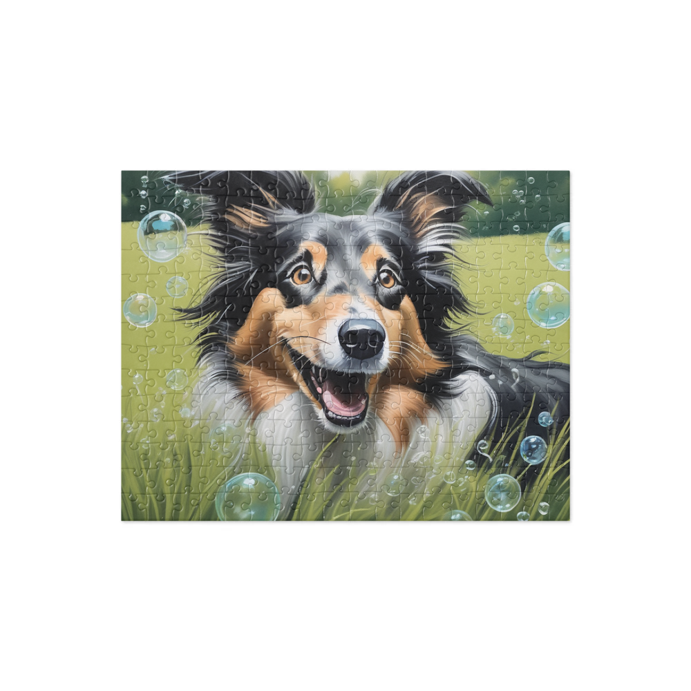 PugMug Custom Collie Jigsaw Puzzle