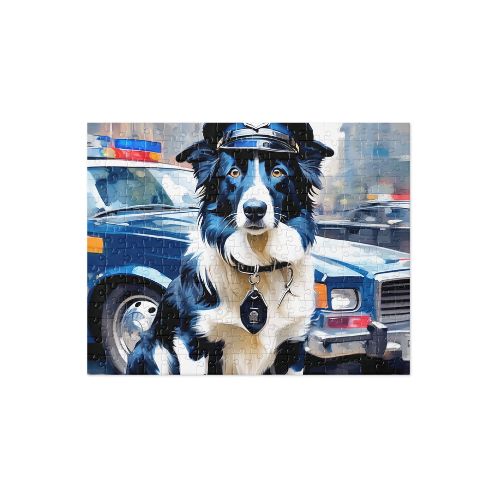 PugMug Custom Border Collie Jigsaw Puzzle