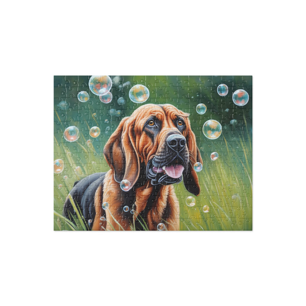 PugMug Custom Bloodhound Jigsaw Puzzle