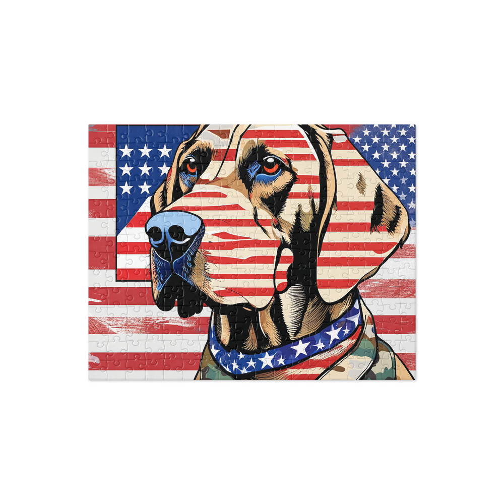 PugMug Custom Bloodhound Jigsaw Puzzle