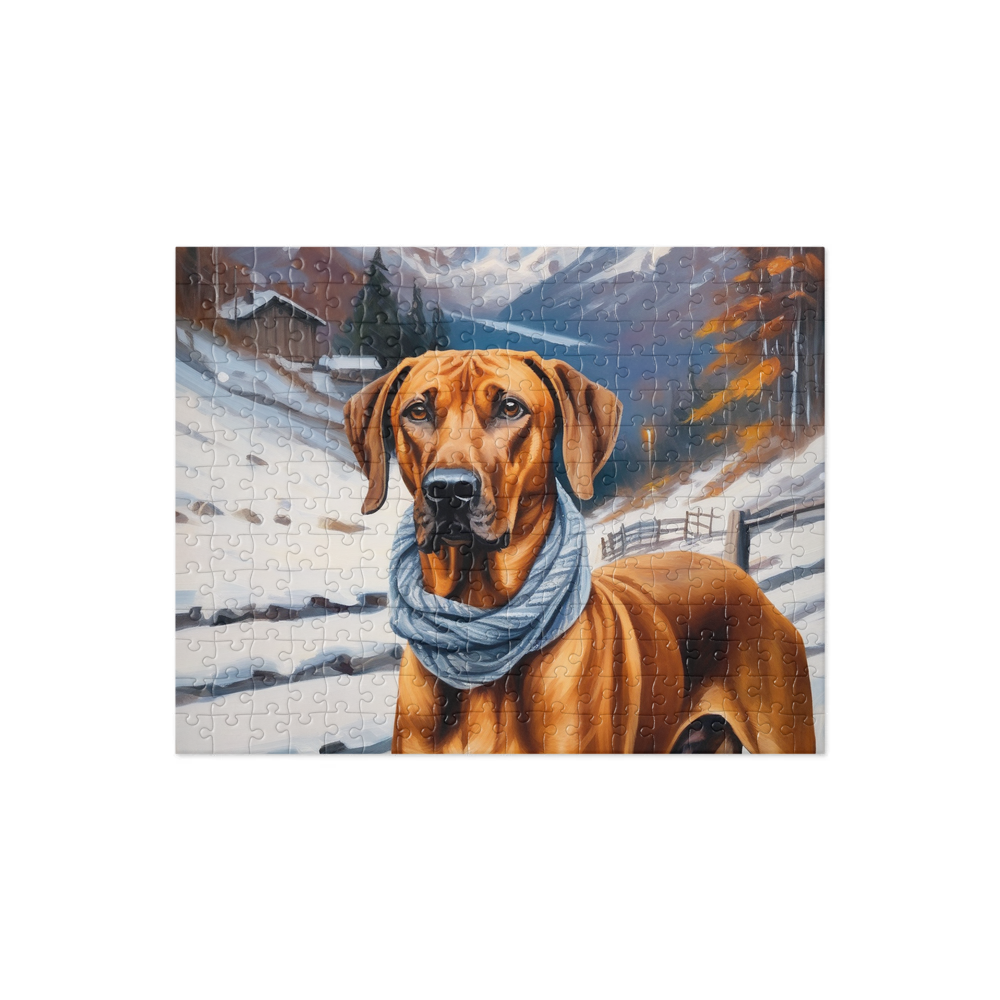 PugMug Custom Rhodesian Ridgeback Jigsaw Puzzle
