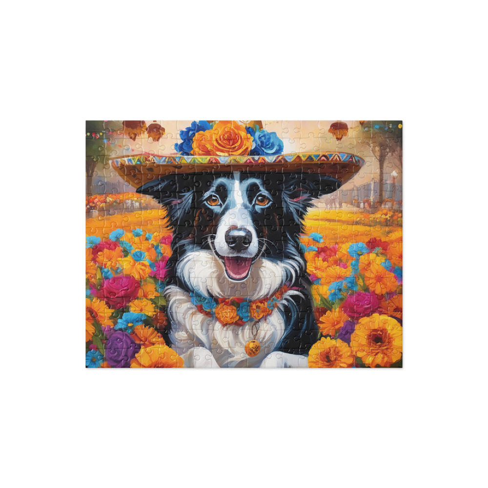 PugMug Custom Border Collie Jigsaw Puzzle