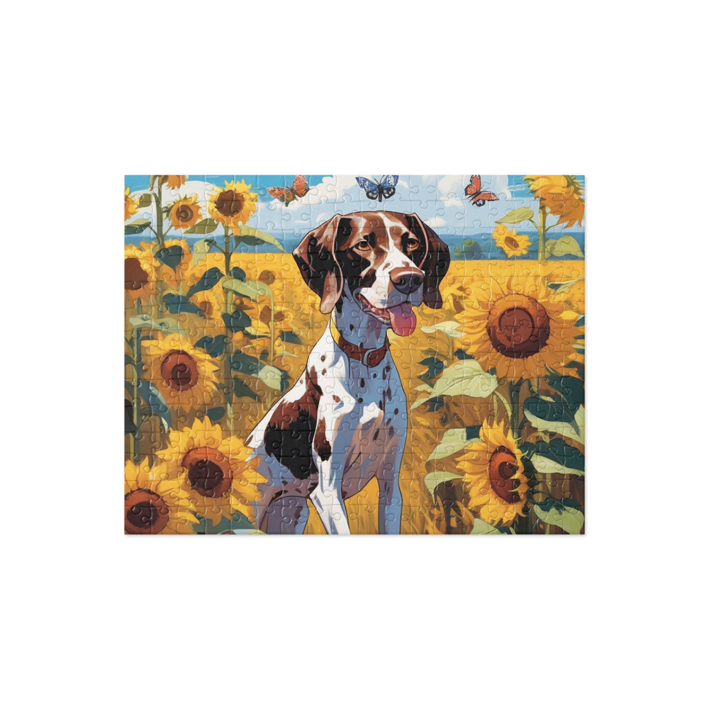 PugMug Custom Pointer Dog Jigsaw Puzzle