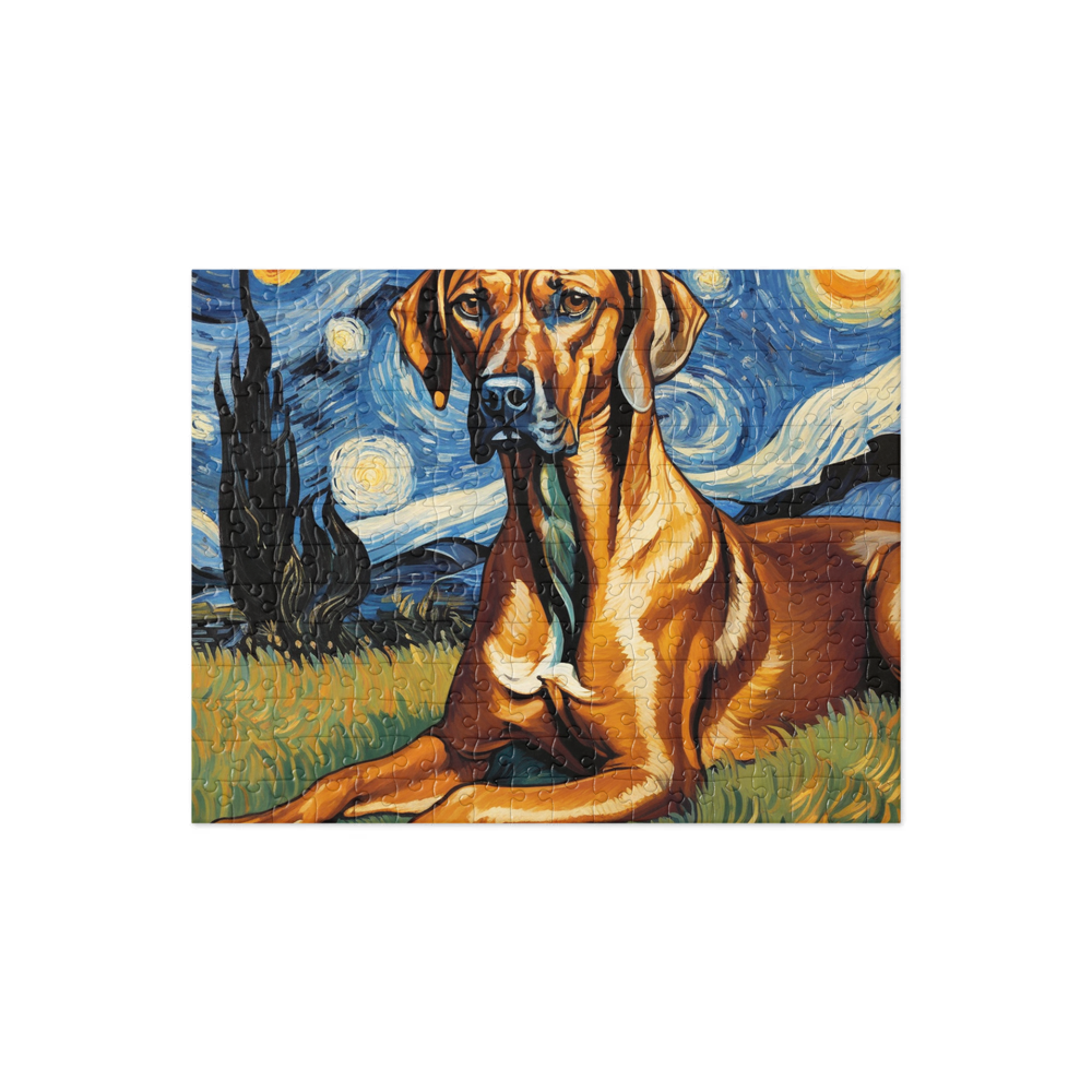 PugMug Custom Rhodesian Ridgeback Jigsaw Puzzle