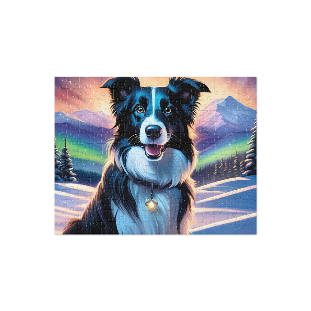 PugMug Custom Border Collie Jigsaw Puzzle