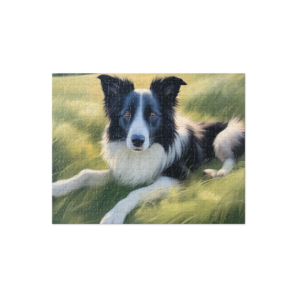 PugMug Custom Border Collie Jigsaw Puzzle