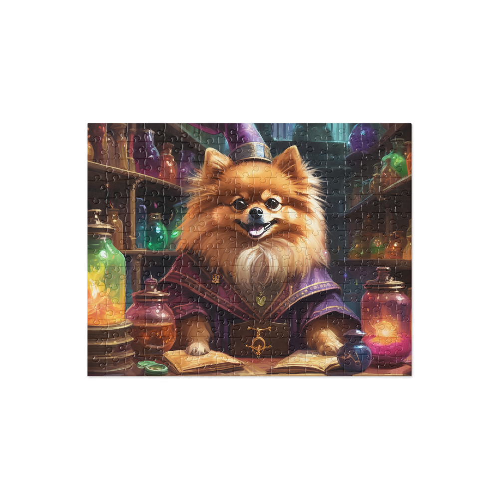 PugMug Custom Tan Pomeranian Jigsaw Puzzle